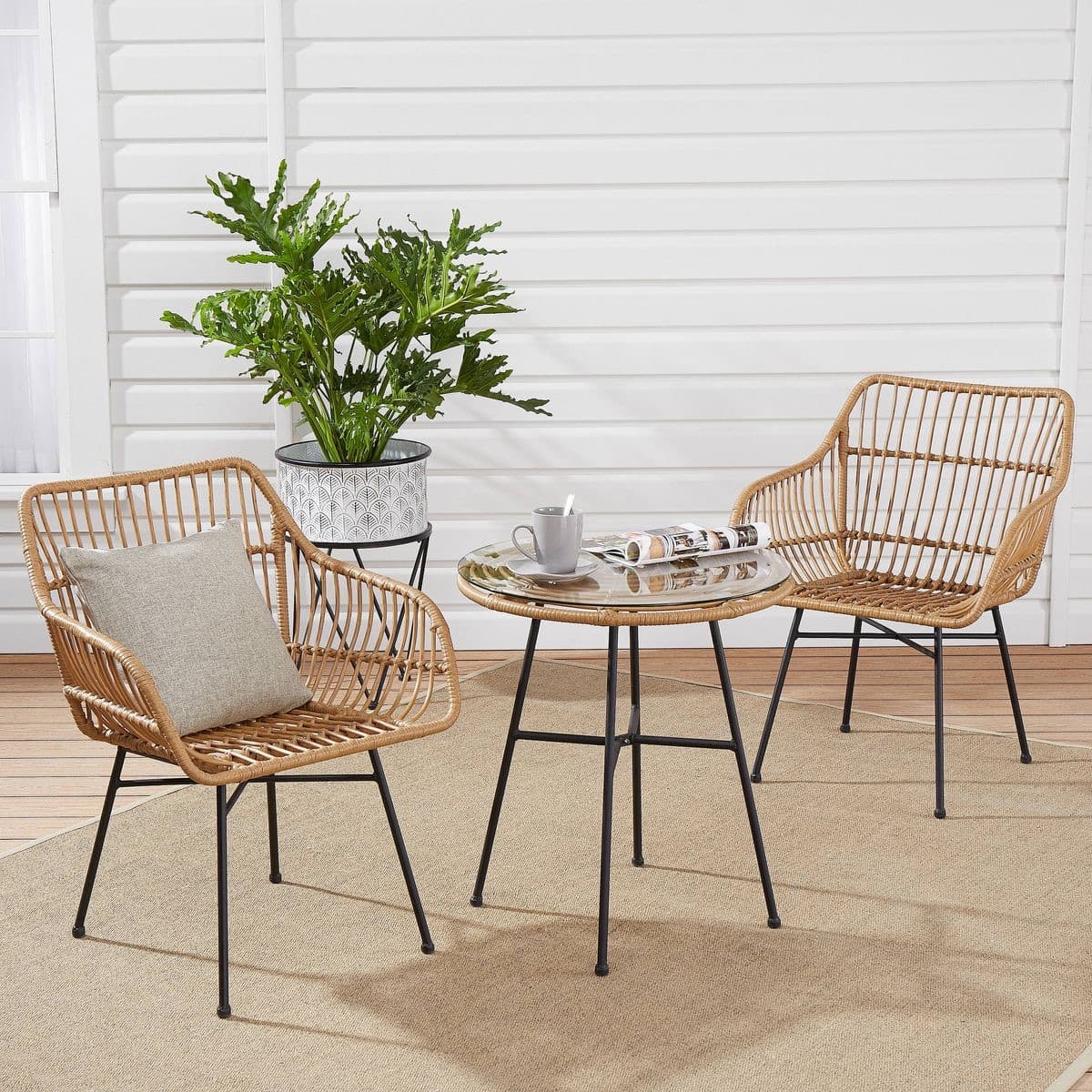 Bộ Bàn Ghế Ngoài Trời Hiện Đại – BG02 - ảnh 4