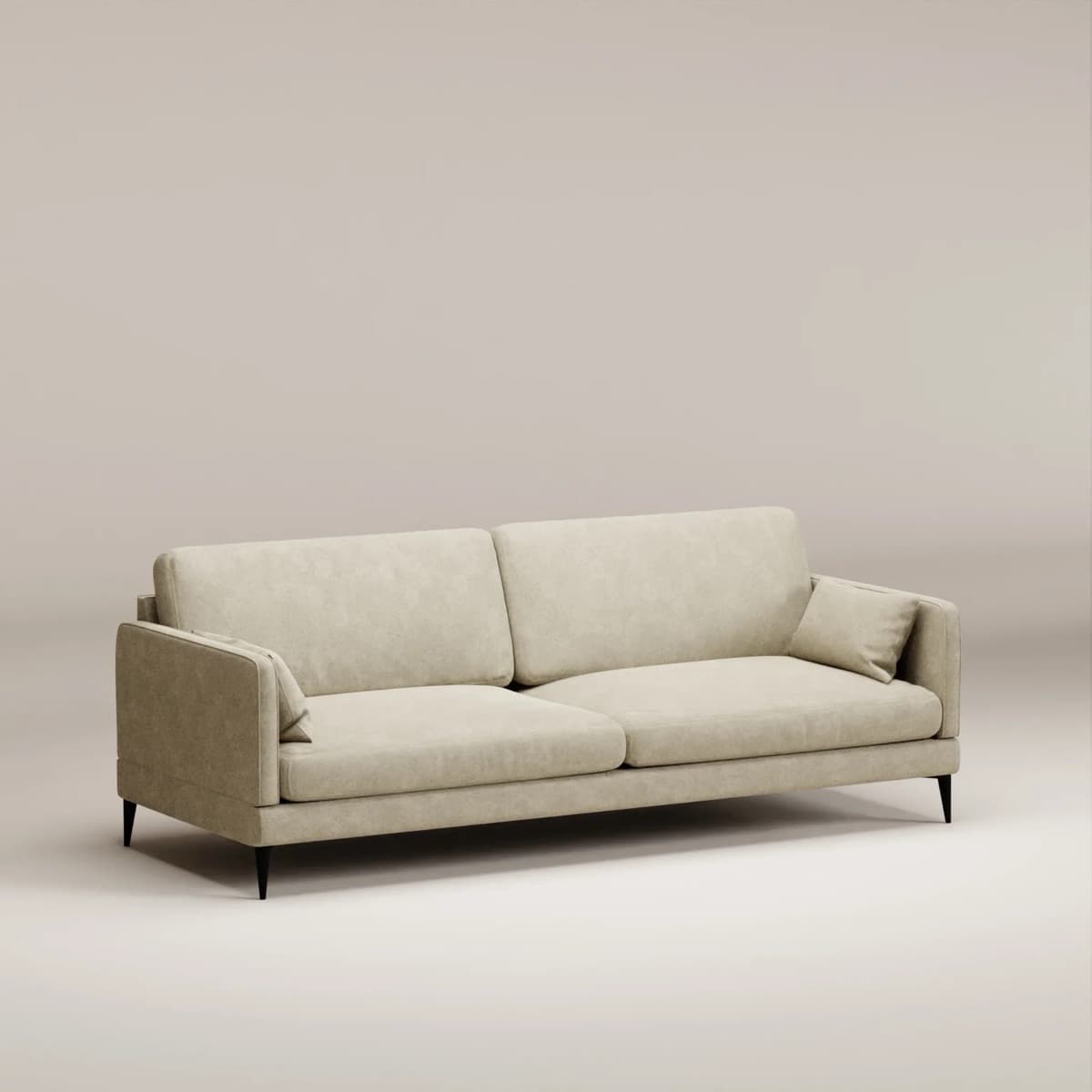 Sofa Băng Chân Sắt Đen GS16